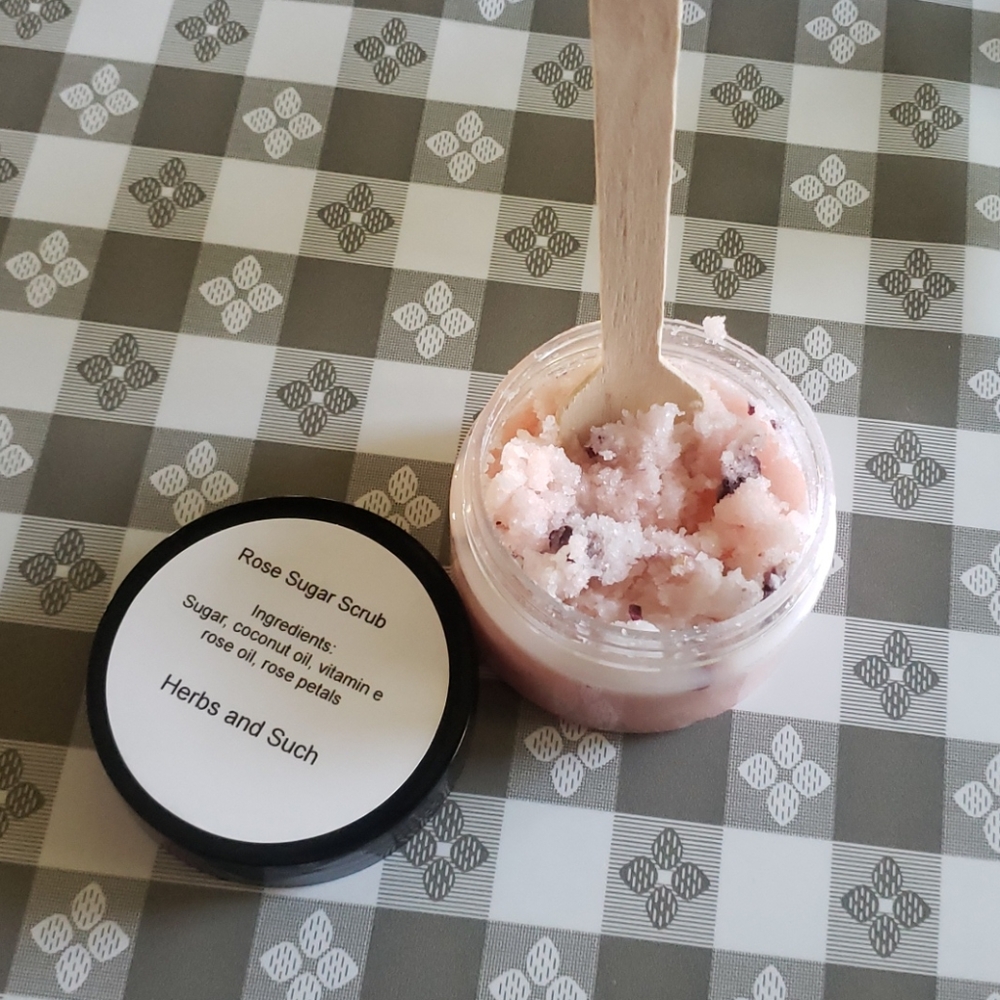 Rose Sugar Scrub - Picture 1 of 5